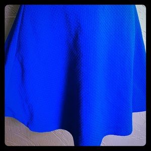 Royal Blue Skater Skirt